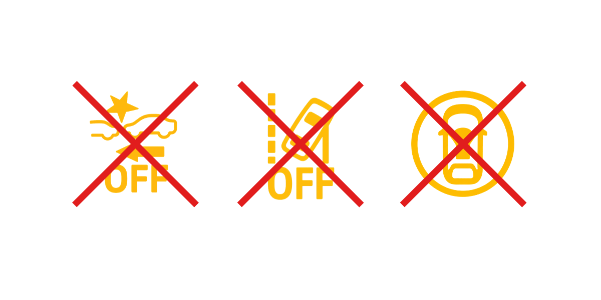 14. Warning Light Suppression
